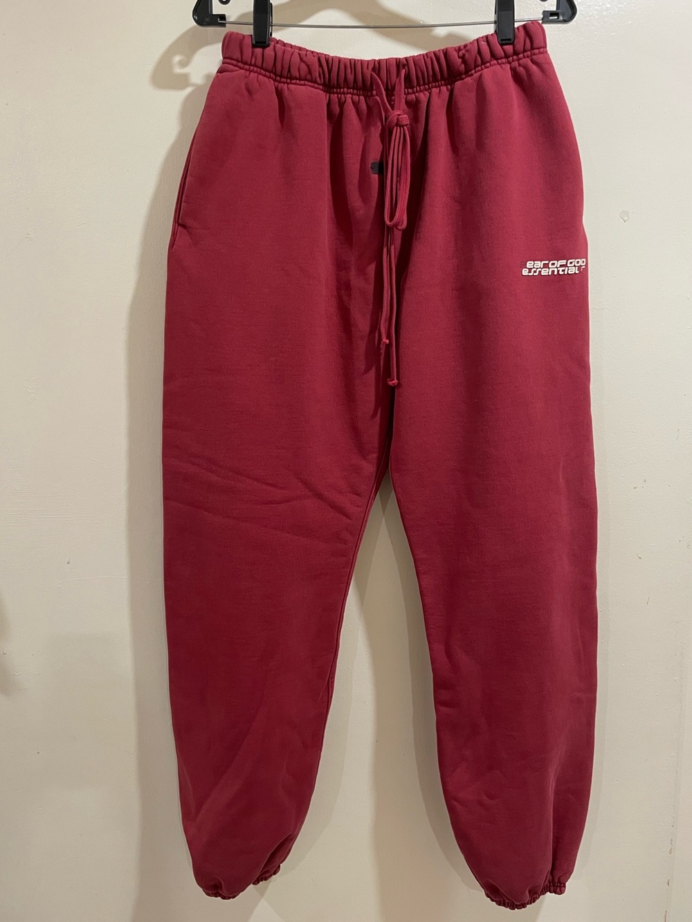 Fear of God  Burgundy/Red classic Sweatpants